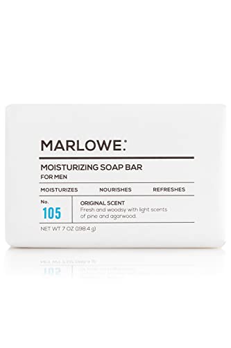 MARLOWE. No. 105 Bar Soap - Moisturizing & Refreshing, Natural Extracts, 7oz