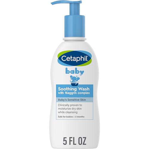 Cetaphil Baby Body Wash - Gentle Cleansing for Sensitive Skin, Hypoallergenic - 5oz