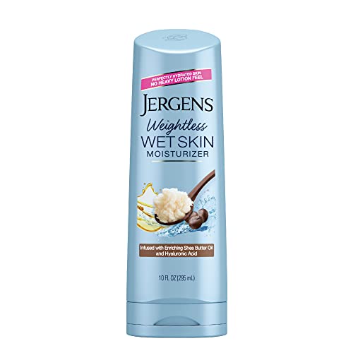 Jergens In Shower Lotion - Deeply Nourishing, Fast-Absorbing Shea Butter Moisturizer - 10 oz