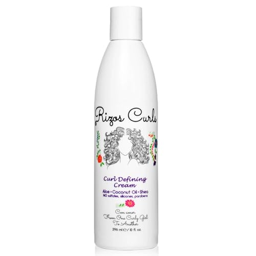 Rizos Curls Hair Care Treatment - Defines Curls, Moisturizes with Aloe Vera & Coconut Oil - 10oz