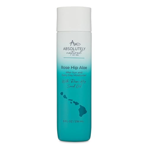 Absolutely Natural After Sun Lotion - Nourishing Relief with Aloe, Rose Hip & Vitamin E - 8 Fl Oz