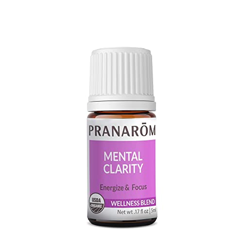 Pranarom Essential Oil - Boosts Focus & Clarity, Pure Organic Blend - 5 ml