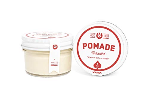 Ace High Hair Pomade - Strong Hold, Natural Shine, All Natural Ingredients - 2 Pack, 4oz