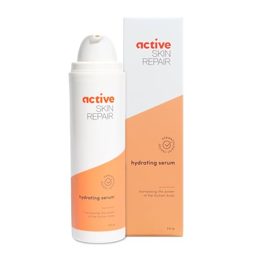 Active Skin Repair Face Serum - Hydrating Hyaluronic Acid, Ceramides, Niacinamide - 5 fl. oz.