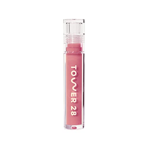 Tower 28 Lip Gloss - Moisturizing Non-Sticky Formula with Apricot & Raspberry Oils - PISTACHIO