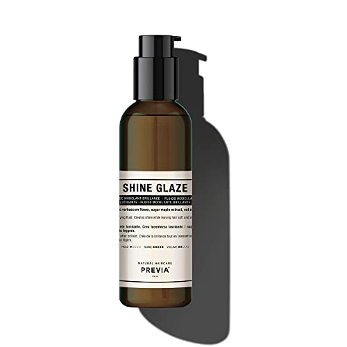 PREVIA Shine Glaze - Boosts Shine & Hydration, Vegan & Gluten-Free - 6.7 oz Hair Serum