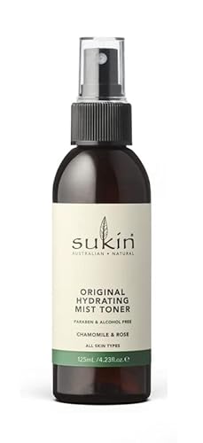 Sukin Original Hydrating Mist Toner - Soothes & Refreshes with Chamomile, Rosewater - 125ml