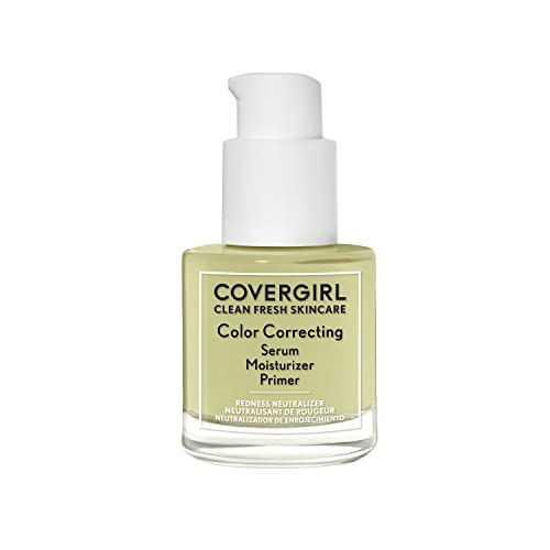 COVERGIRL Color Correcting Serum + Moisturizer + Primer - Hydrates & Soothes Skin - 30ml