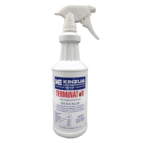 Kinzua Environmental Terminator Pest Control Spray - Safe for Pets, Odorless Formula - 32 fl oz