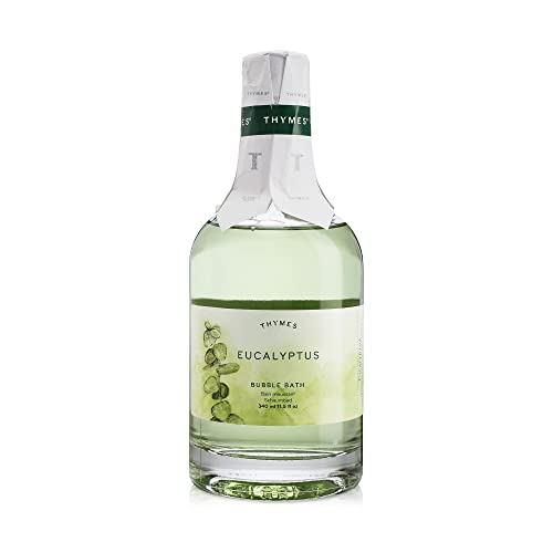 Thymes Bubble Bath - Energizing Eucalyptus, Aloe Vera & Jojoba Oil - 11.5 Fl Oz