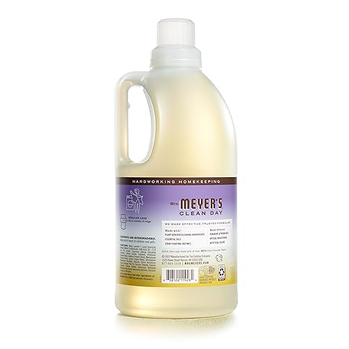 Mrs. Meyer's Liquid Laundry Detergent - Plant-Derived, Biodegradable, Compassion Flower Scent - 64oz