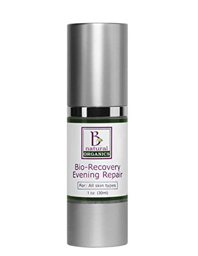 Be Natural Organics Bio-Recovery Face Cream - Reduces Fine Lines, Brightens Skin - 1 Oz