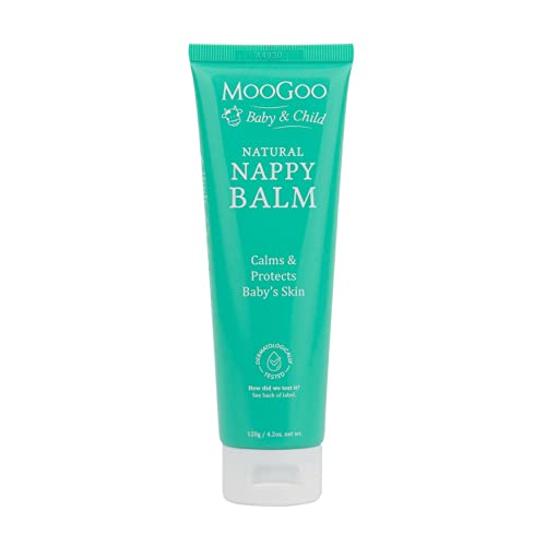 MooGoo Nappy Balm - Gentle Relief for Sensitive Skin, Vegan & Nut-Free - 100g