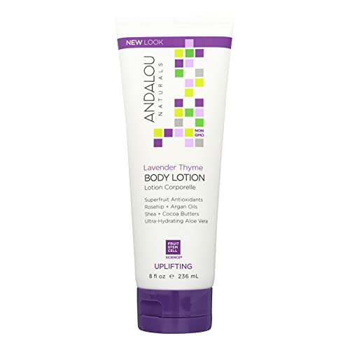 Andalou Naturals Body Lotion - Hydrates Dry Skin with Lavender & Thyme, Vegan - 8 fl oz