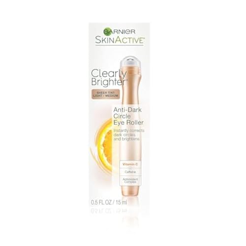 Garnier SkinActive Eye Cream - Brightens Dark Circles, Caffeine Infused, 0.5 Fl Oz