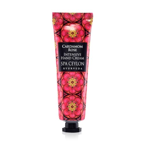 SPA CEYLON CARDAMOM ROSE Hand Cream - Revitalizing, Vitamin-Rich, 100% Vegetarian - 100ml