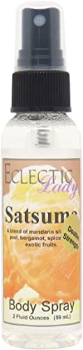 Satsuma Body Mist - Hydrating Double Strength Fragrance, Paraben-Free, 2oz