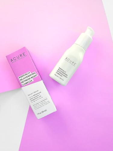 Acure Radically Rejuvenating Retinoid Moisturizer - Fights Wrinkles, Hydrates Skin - 1.7 fl oz