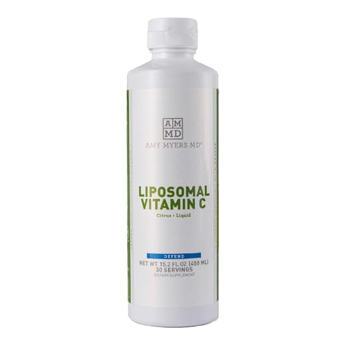 Dr. Amy Myers Liposomal Vitamin C 1000mg - High Absorption, Antioxidant Support - 16 Fl Oz