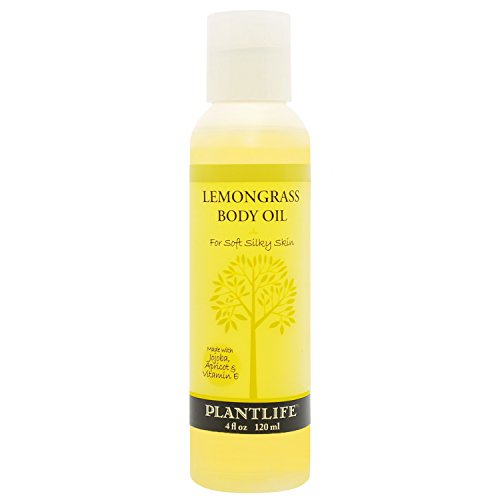 Plantlife Lemongrass Body Oil - Nourishing Hydration for All Skin Types - 4oz