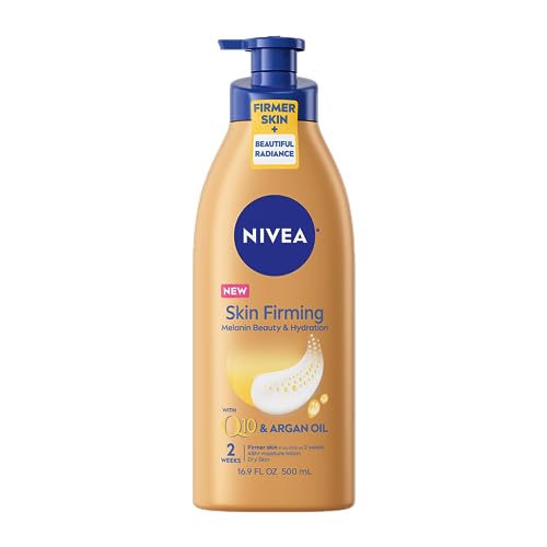 NIVEA Body Lotion - Hydrates & Firms Skin, Rich in Q10 & Argan Oil - 16.9 Fl Oz