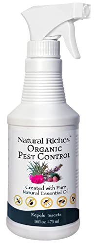 Natural Riches Organic Bug Spray - Effective Insect Repellent with Essential Oils - 16oz