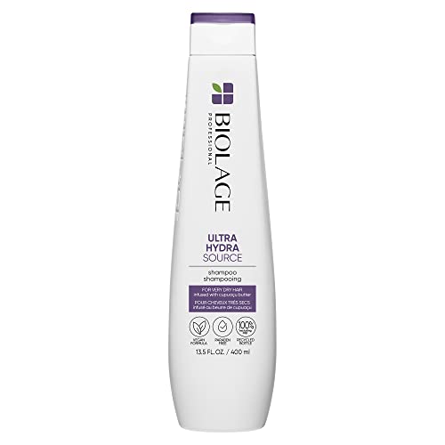 Biolage Ultra Hydra Source Shampoo - Deep Hydration for Dry Hair, Vegan & Paraben-Free - 13.5oz