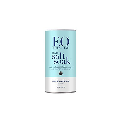 EO Bath Soak & Bubble Bath - Eucalyptus & Arnica for Muscle Relief, Mineral-Rich - 22oz