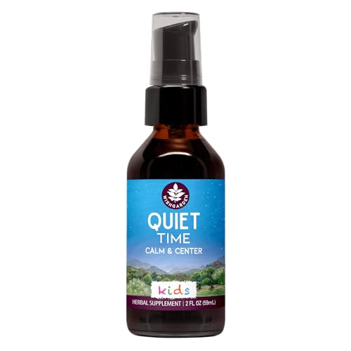 WishGarden Herbs Quiet Time for Kids - Herbal Calming Support with Passionflower, 2oz