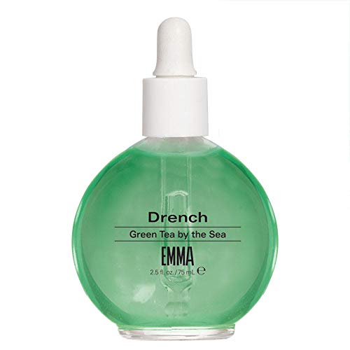 EMMA Beauty Cuticle Oil - Nourishes & Hydrates with Green Tea by the Sea, 12+ Free - 2.5oz