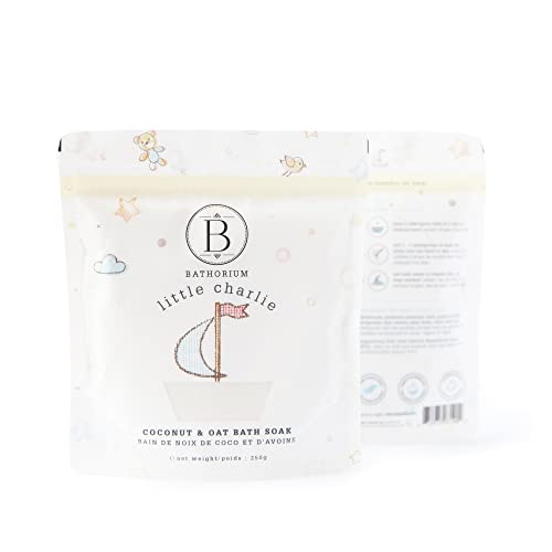 Bathorium Little Charlie Bath Soak - Nourishing Coconut Milk & Oatmeal for Sensitive Skin - 250g