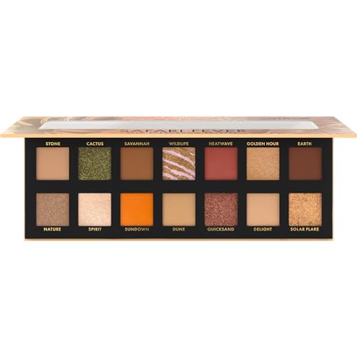 Catrice Safari Fever Eyeshadow Palette - 14 Pigmented Matte & Shimmer Shades, Vegan - 14g