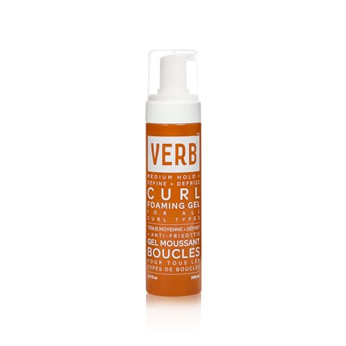 VERB Curl Foaming Gel - Frizz Control & Curl Definition, Lightweight Moisture - 6.7 fl oz