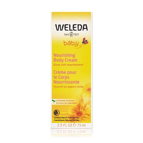 Weleda Baby Body Lotion - Nourishing Calendula Cream for Delicate Skin, 2.5oz