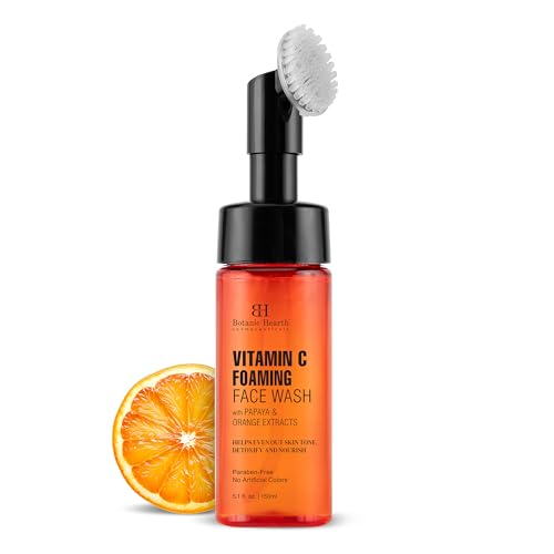 Botanic Hearth Vitamin C Face Cleanser - Reduces Dullness, Cruelty-Free, 5.1 fl oz