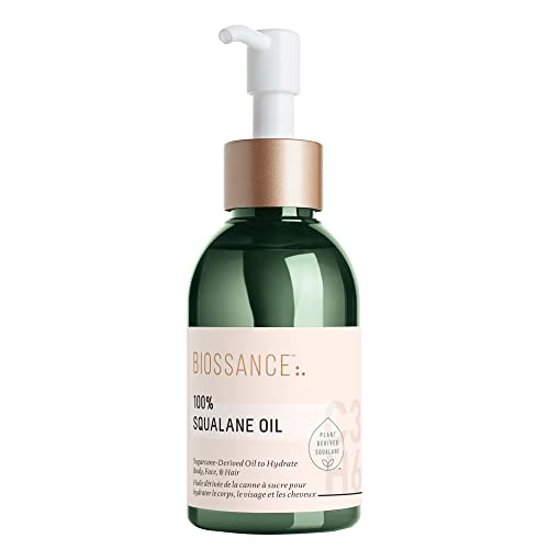 Biossance Face Oil - Deep Hydration, Vegan & Pure Squalane from Sugarcane - 3.3oz