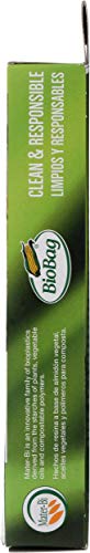 BIOBAG Pet Waste Bags - 100% Biodegradable & Compostable, GMO-Free Corn - 35 Large Bags