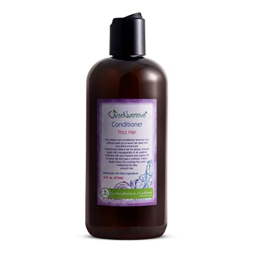 Just Nutritive Hair Conditioner - Deeply Hydrates, Frizz Control, Color Safe, 16 Fl Oz