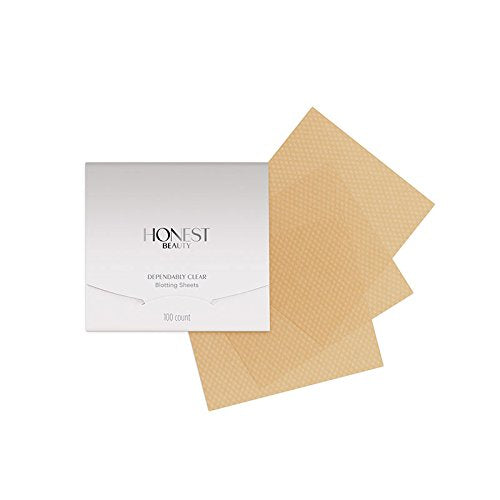 Honest Beauty Blotting Sheets - Absorb Excess Oil, Pure Hemp & Wood Fibers - 100 Count