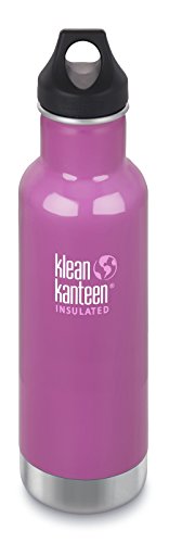 Klean Kanteen Classic Insulated Water Bottle - Keeps Drinks Hot/Cold, Durable - 12oz, Meadow Flower