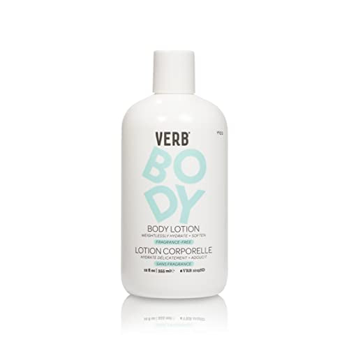 VERB Body Lotion - Hydrating Cream with Moringa & Coconut Oils, Paraben-Free - 12 fl oz