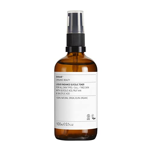 Evolve Organic Beauty Face Toner - Natural Radiance, Vegan & Handmade - 3.4 fl oz | 100 mL