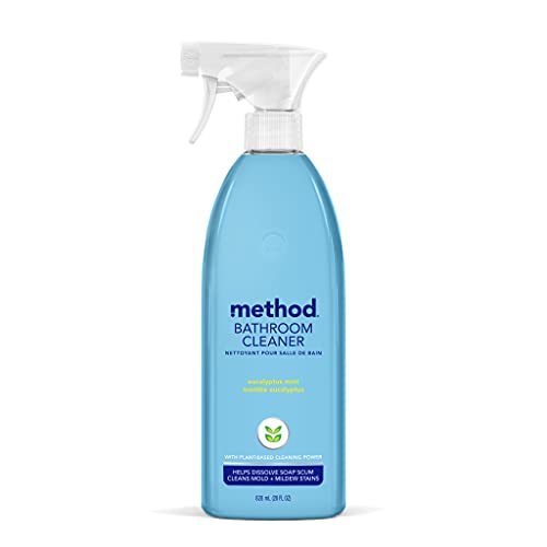 Method Bathroom Cleaner - Removes Mold & Mildew, Plant-Based, Eucalyptus Mint - 28oz