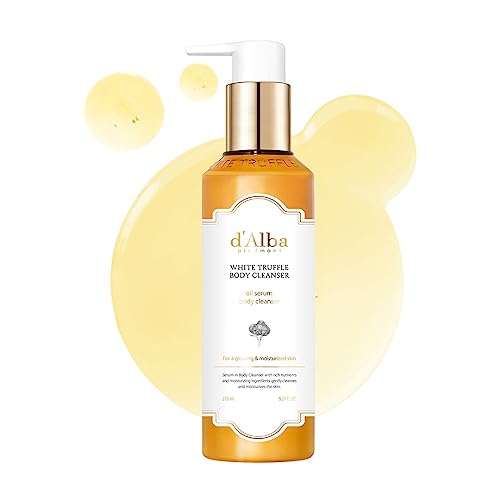 d'Alba Body Cleanser - Nourishing Vegan Formula, Rich Lather, Citrus Floral Scent - 275ml