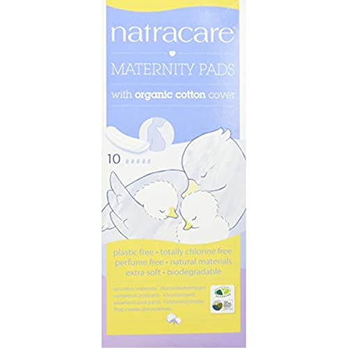 Natracare Maternity Pads - Soft, Absorbent, 100% Plastic-Free, Biodegradable - 20 Pads Total