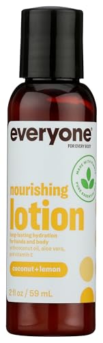 EO Lotion Everyone Coconut Lemon Impulse - No Animal Testing, Organic Certified - 2 Fl Oz