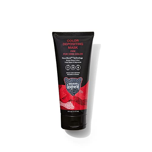 Strawberry Leopard Fire Hair Mask - Boosts Vibrant Colors, Vegan, Cruelty-Free - 6 Fl Oz