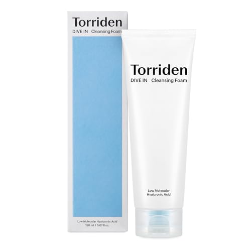 Torriden DIVE-IN Facial Cleanser - Hydrating, Hypoallergenic, Vegan Formula - 5.07 fl oz