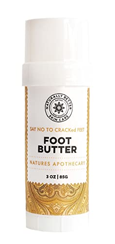 Nature's Apothecary Foot Butter - Hydrate & Protect Feet Naturally, Hypoallergenic - 3oz