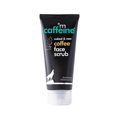 Sheltr Coffee Tan Removal Face Scrub - Exfoliates Dead Skin & Removes Blackheads - 75gm